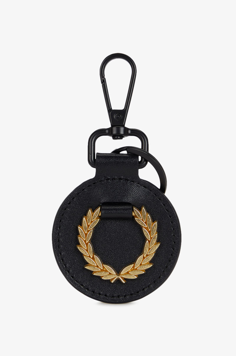 LEATHER LAUREL KEYRING