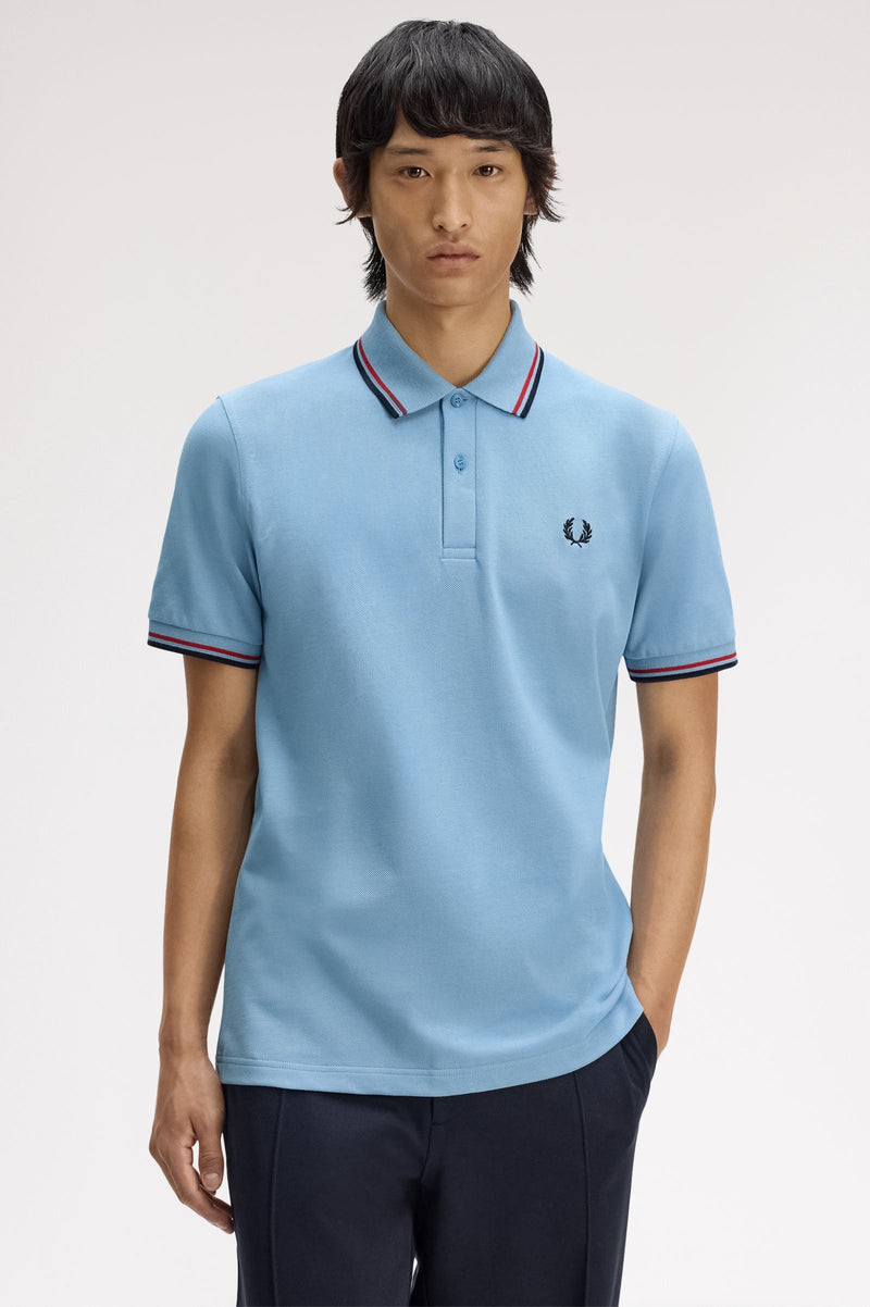 TWIN TIPPED FRED PERRY SHIRT