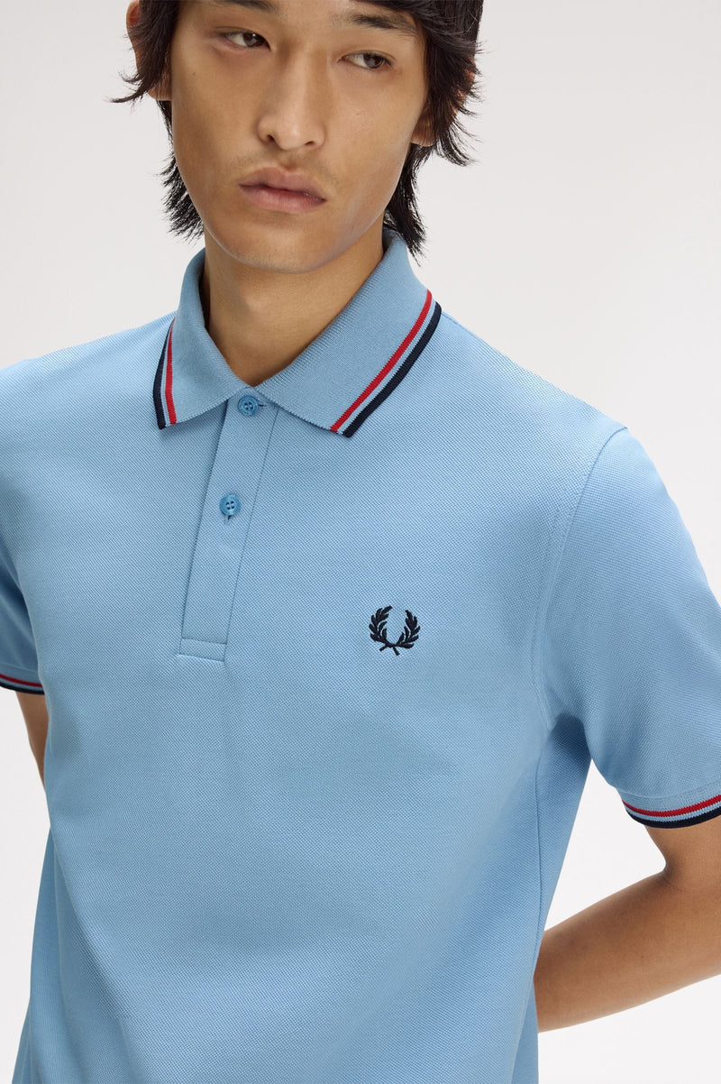 TWIN TIPPED FRED PERRY SHIRT