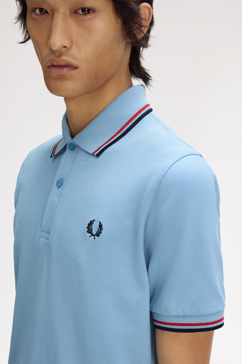 TWIN TIPPED FRED PERRY SHIRT