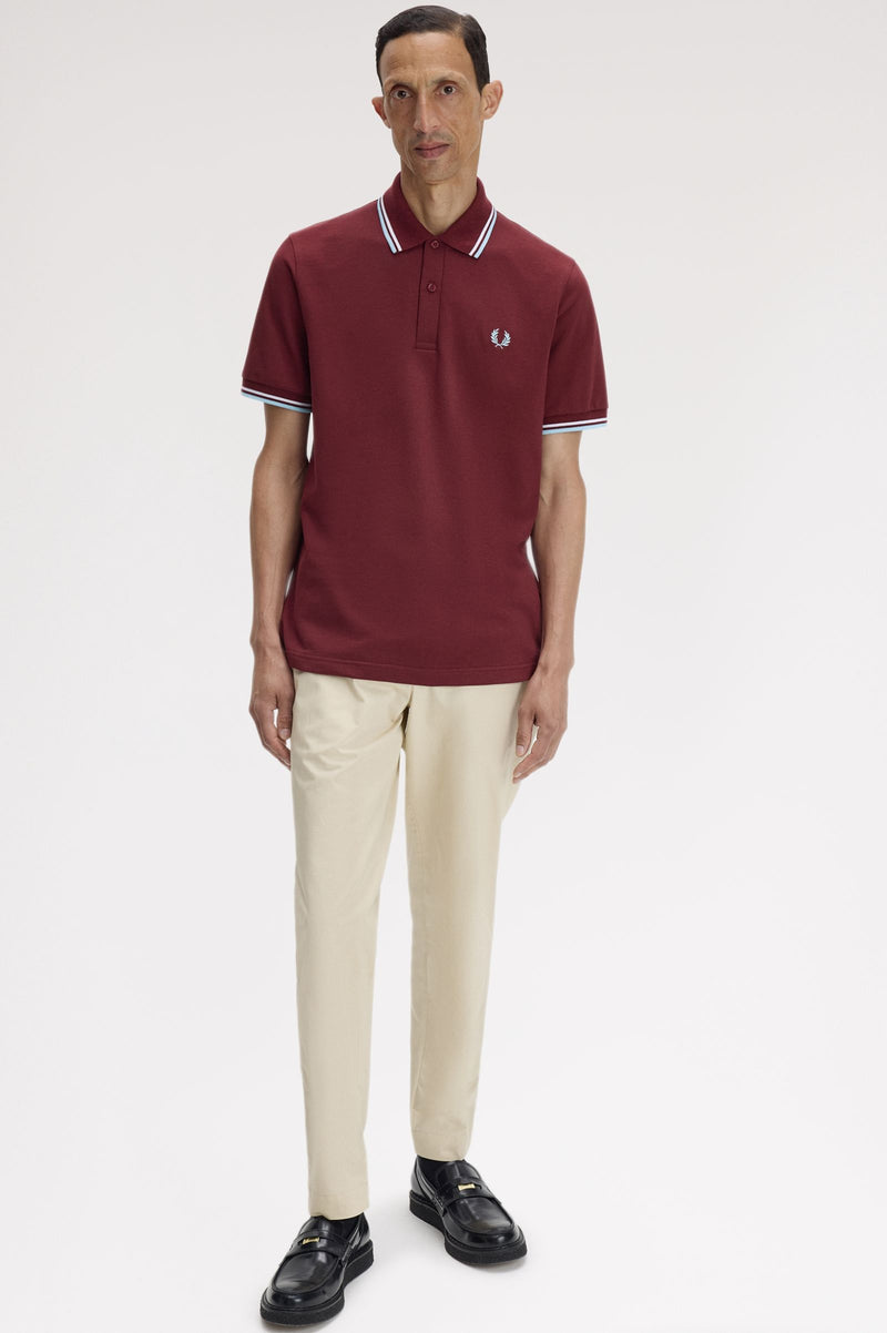 TWIN TIPPED FRED PERRY SHIRT