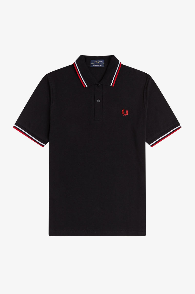 TWIN TIPPED FRED PERRY SHIRT