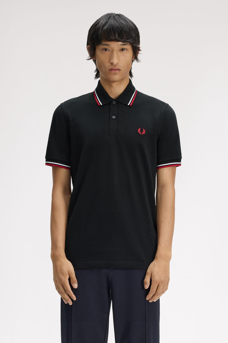 TWIN TIPPED FRED PERRY SHIRT