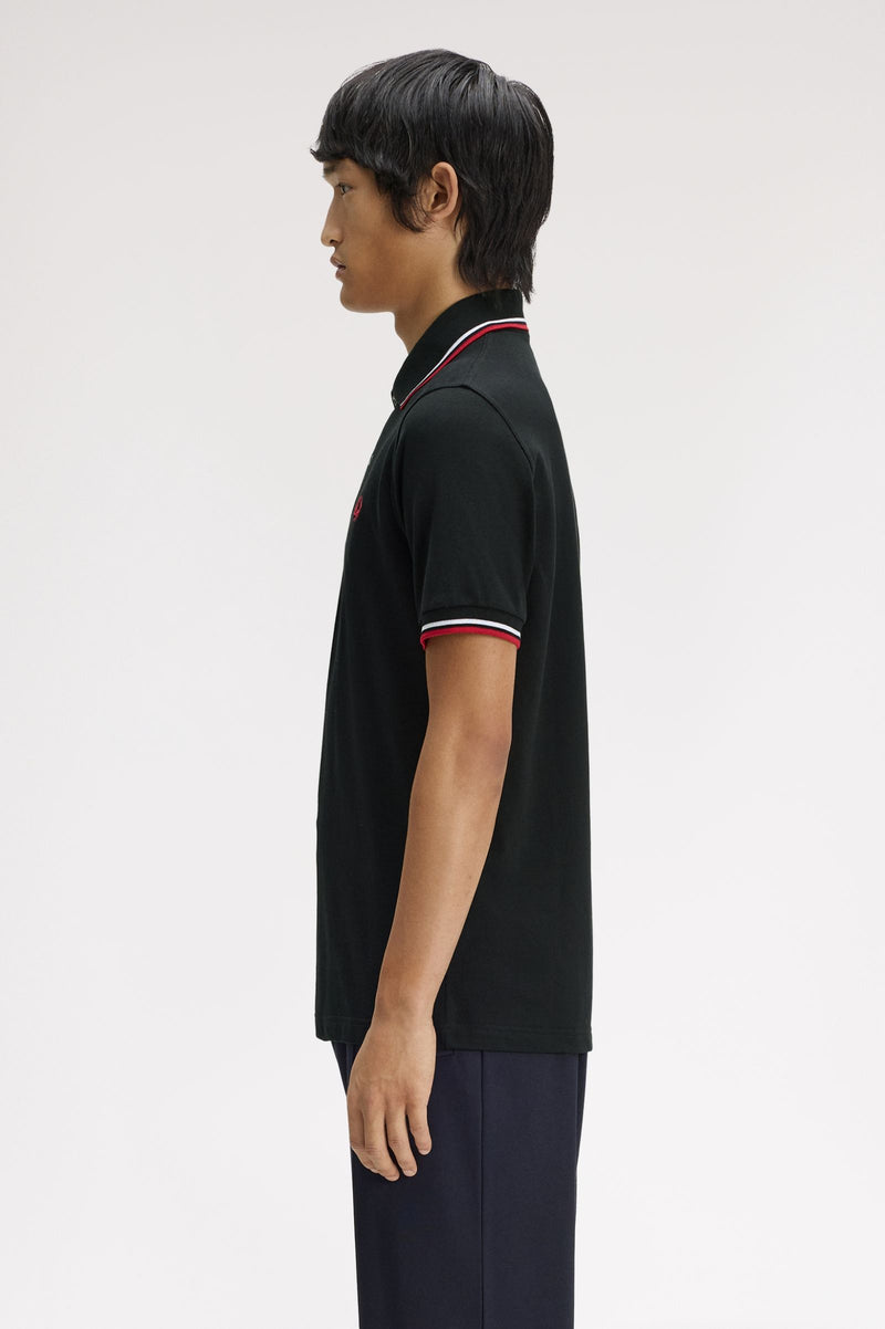 TWIN TIPPED FRED PERRY SHIRT