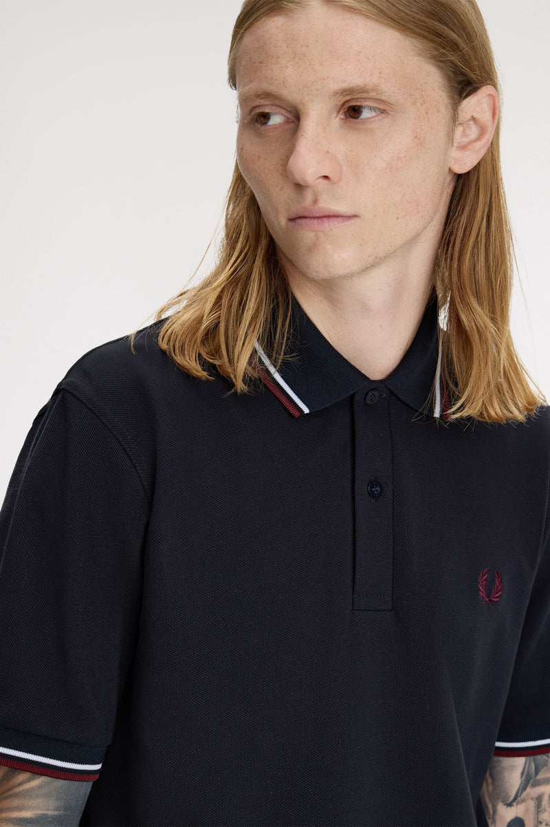 TWIN TIPPED FRED PERRY SHIRT