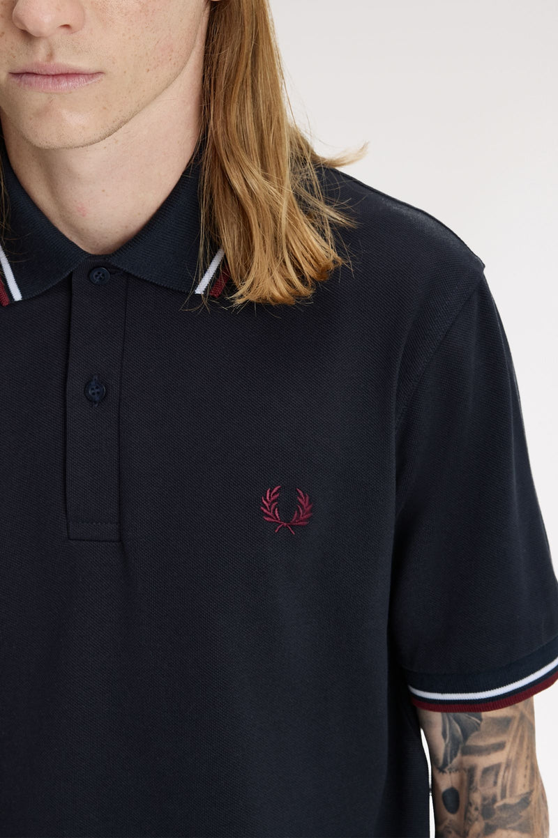 TWIN TIPPED FRED PERRY SHIRT