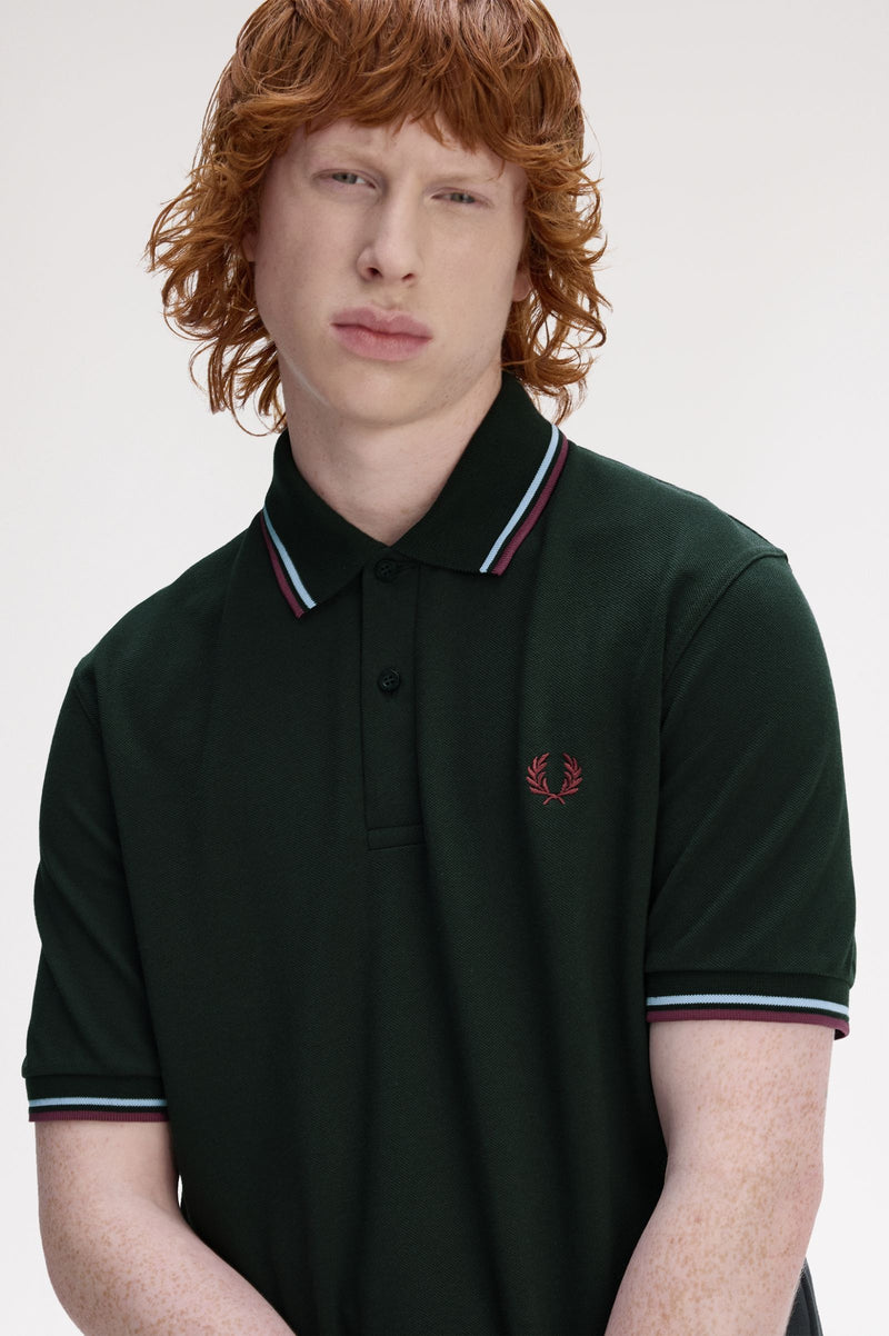 TWIN TIPPED FRED PERRY SHIRT