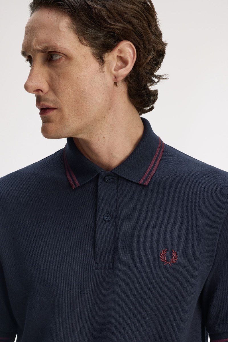 TWIN TIPPED FRED PERRY SHIRT