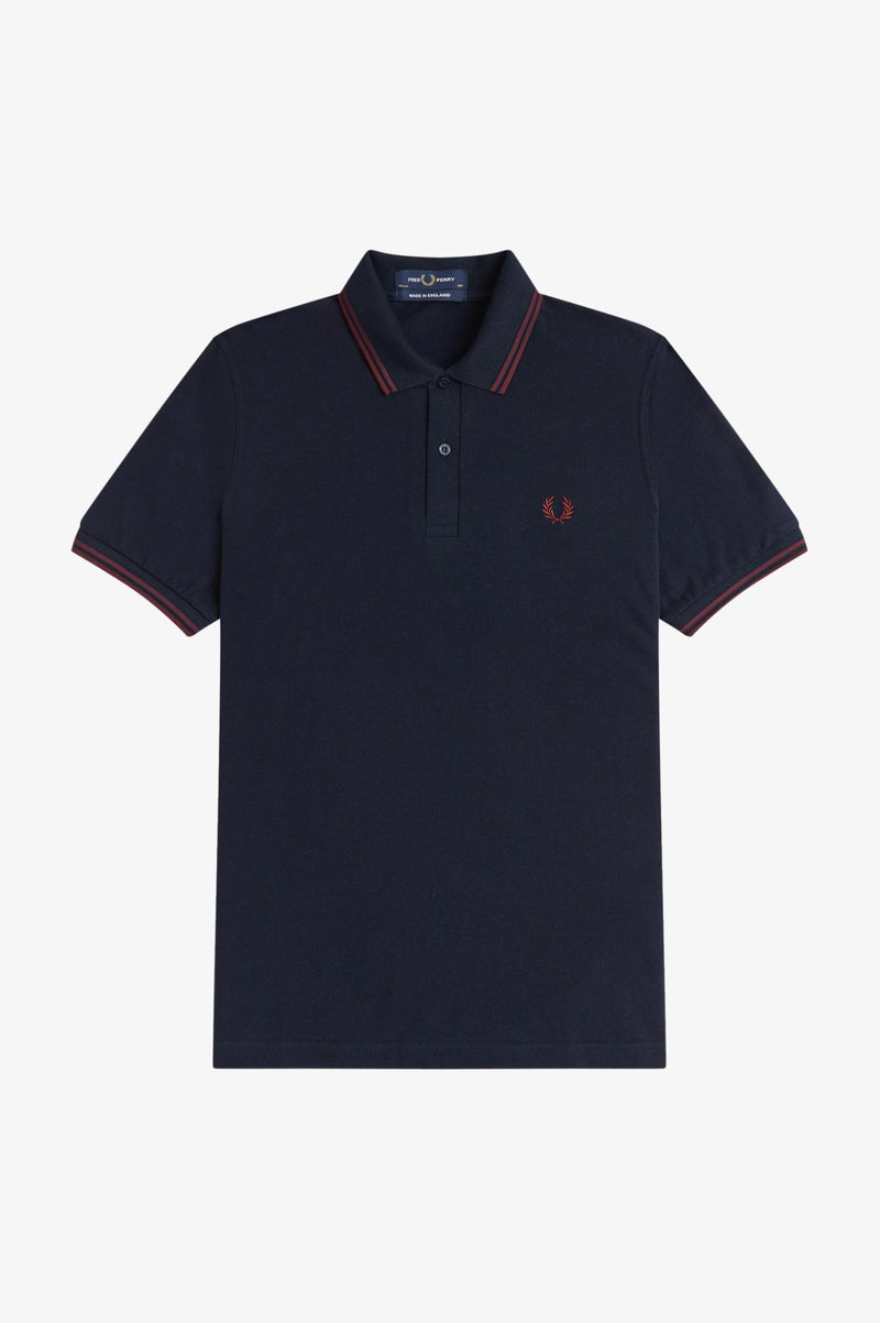 TWIN TIPPED FRED PERRY SHIRT