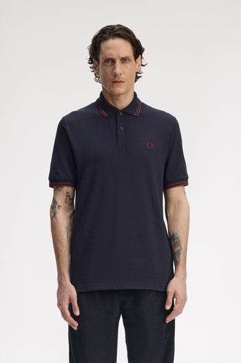 TWIN TIPPED FRED PERRY SHIRT