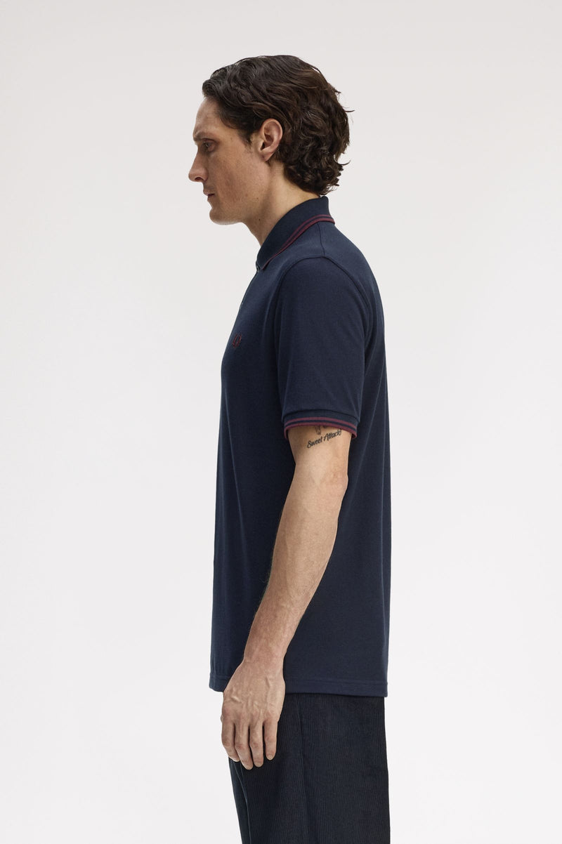 TWIN TIPPED FRED PERRY SHIRT