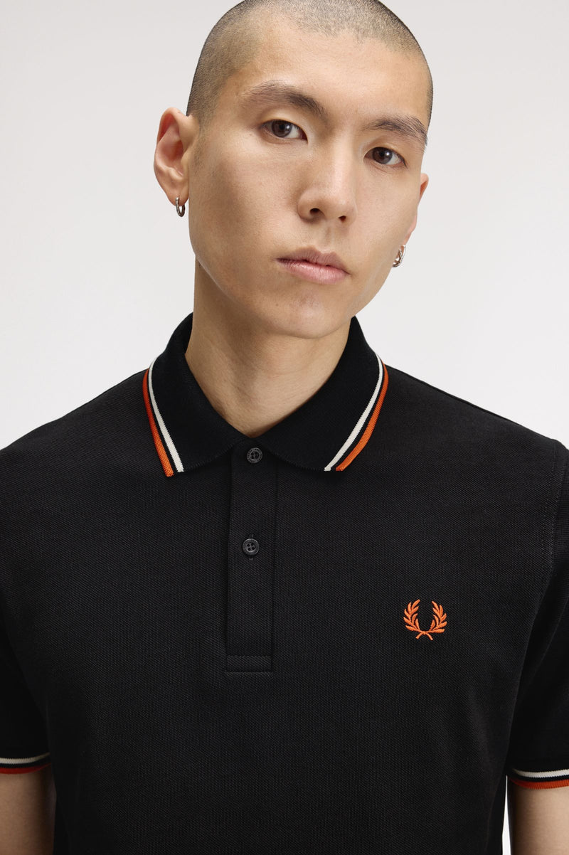 TWIN TIPPED FRED PERRY SHIRT