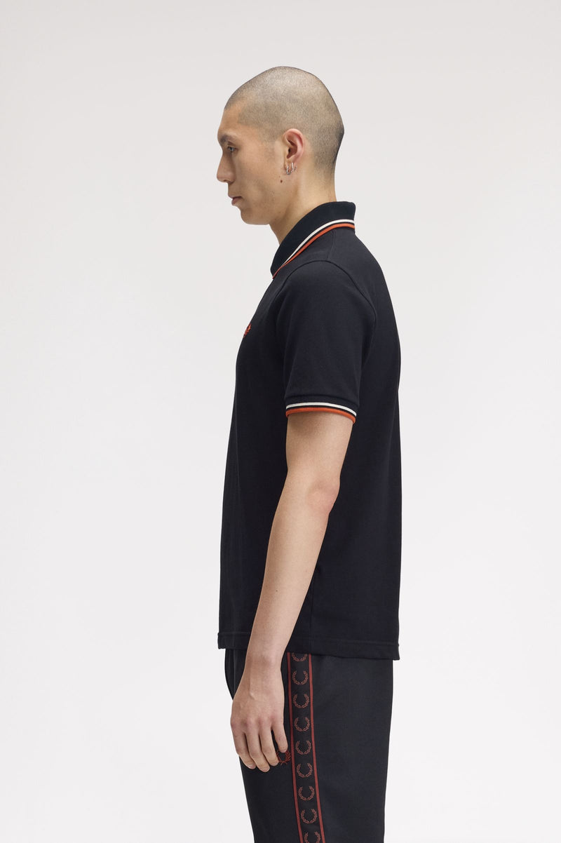 TWIN TIPPED FRED PERRY SHIRT