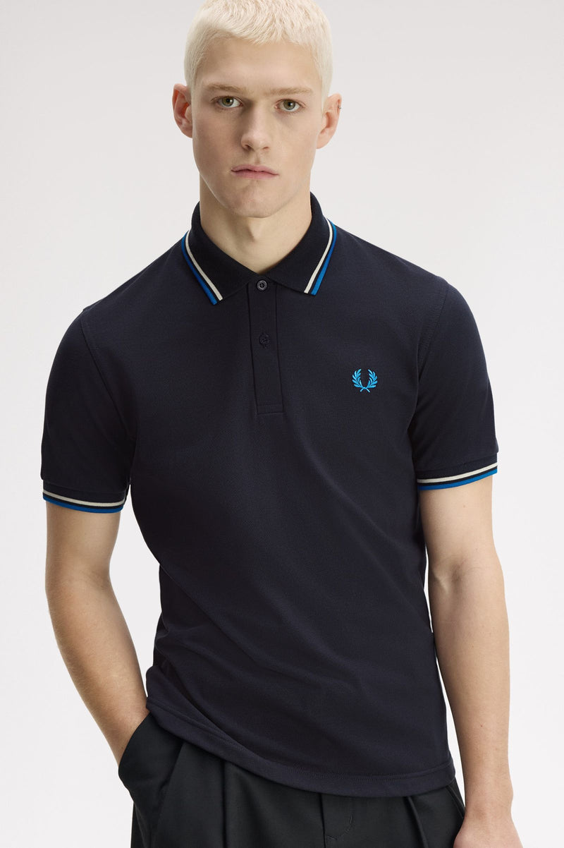 TWIN TIPPED FRED PERRY SHIRT