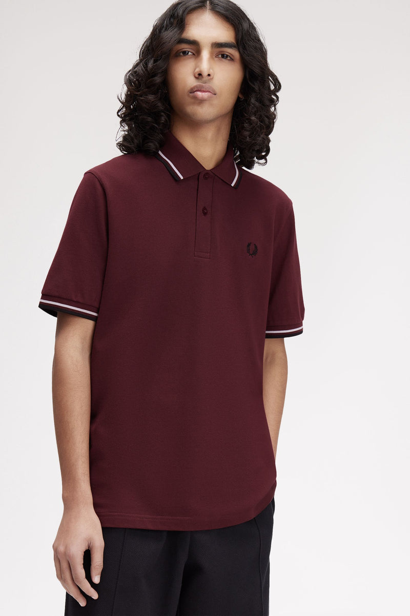 TWIN TIPPED FRED PERRY SHIRT