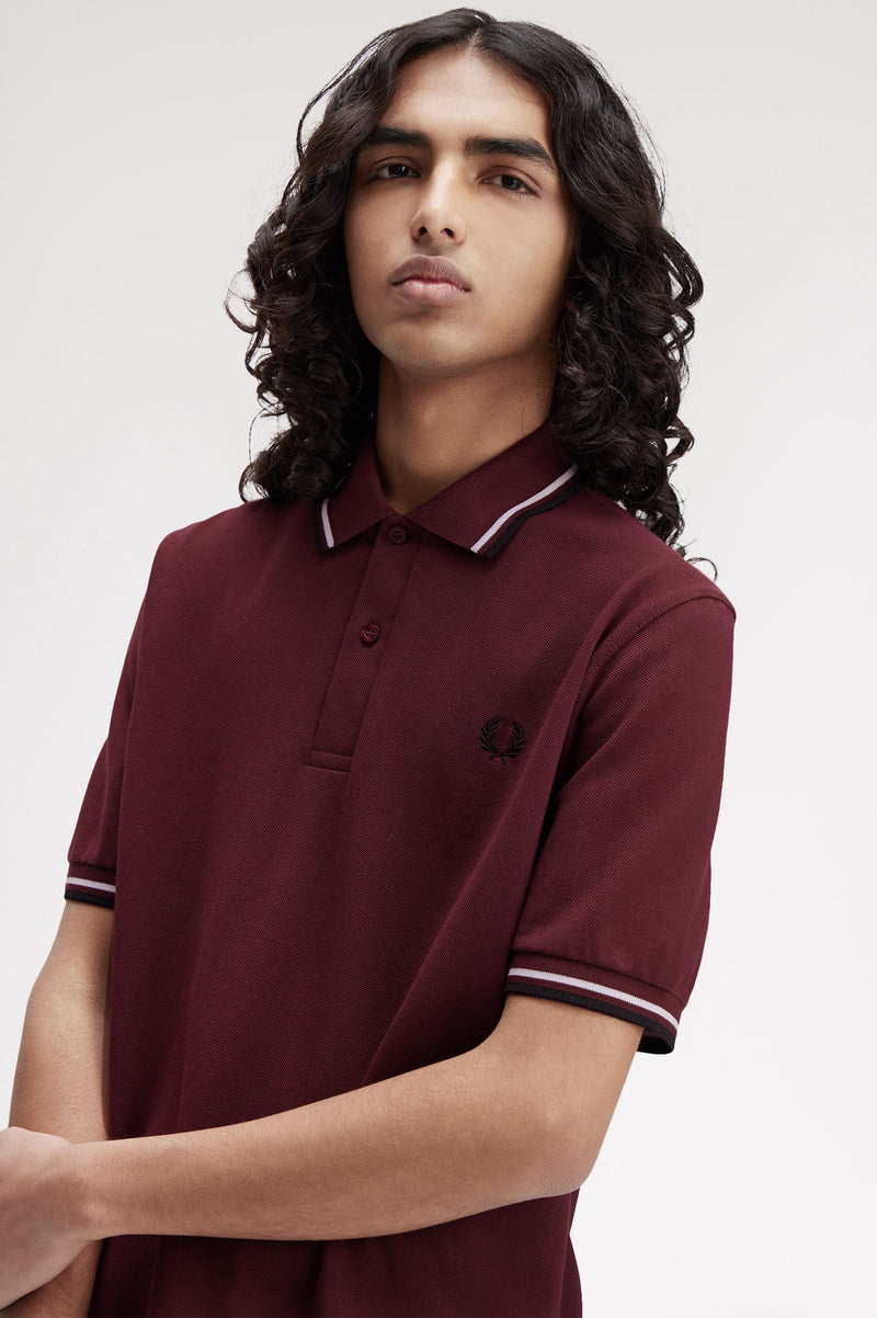 TWIN TIPPED FRED PERRY SHIRT