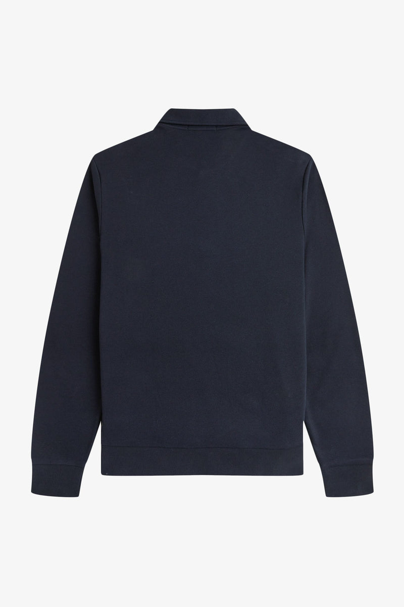 TENNIS BADGE COLLARED SWEATSHIRT