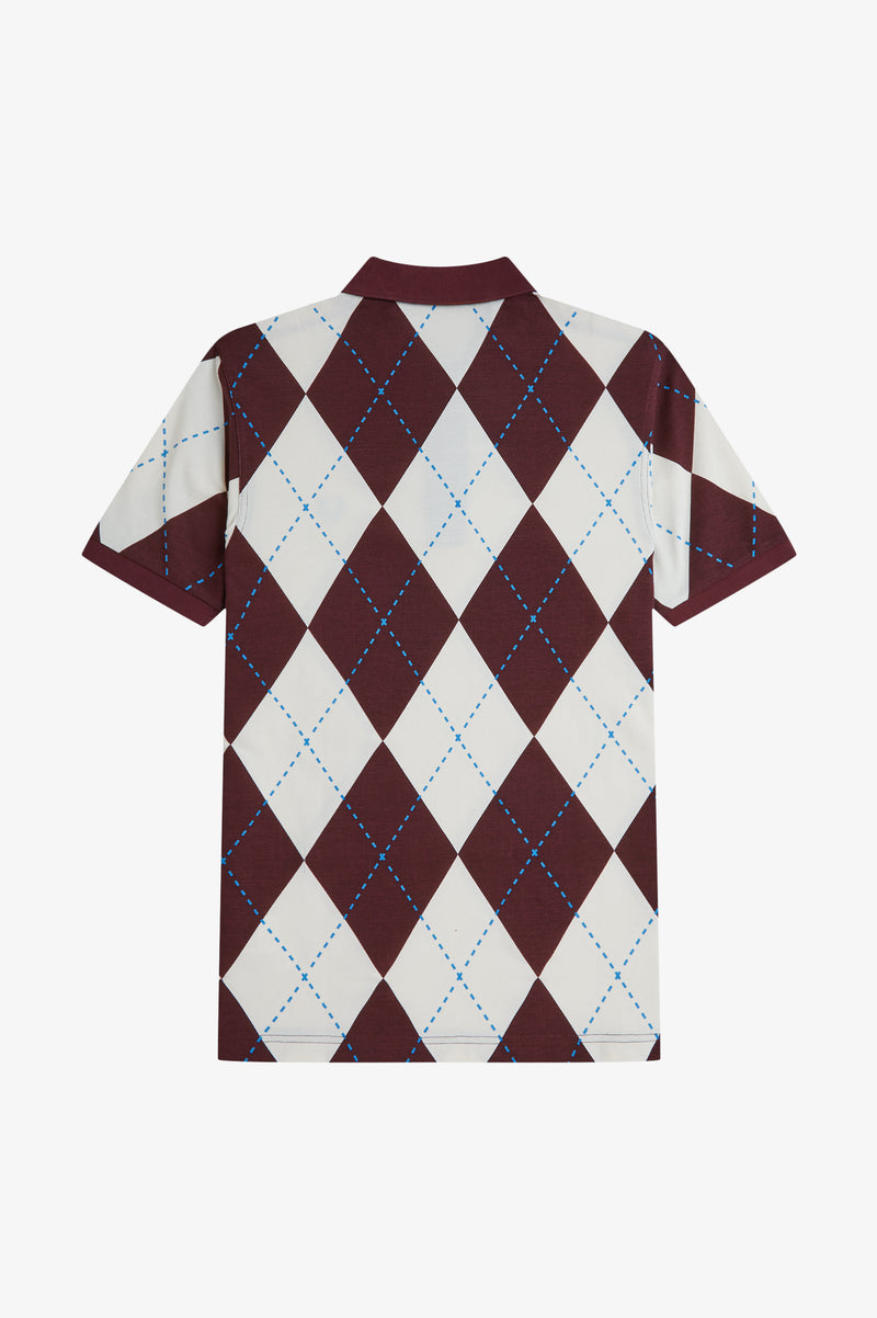 ARGYLE PRINT POLO SHIRT