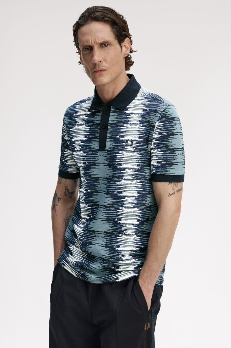 SOUNDWAVE GLITCH POLO SHIRT