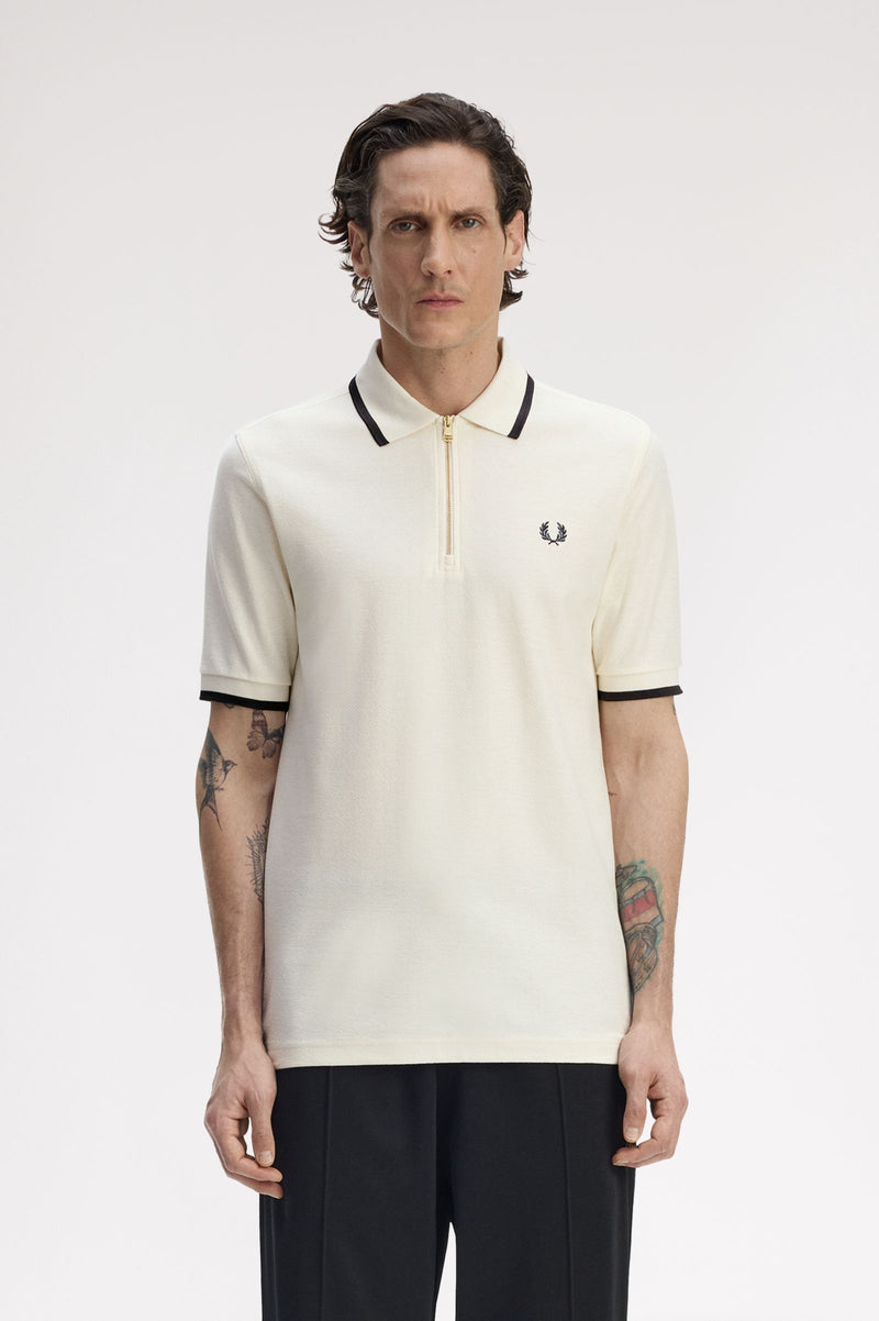 CREPE PIQUE POLO SHIRT
