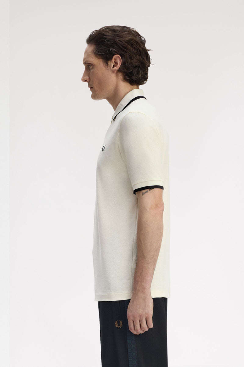 CREPE PIQUE POLO SHIRT