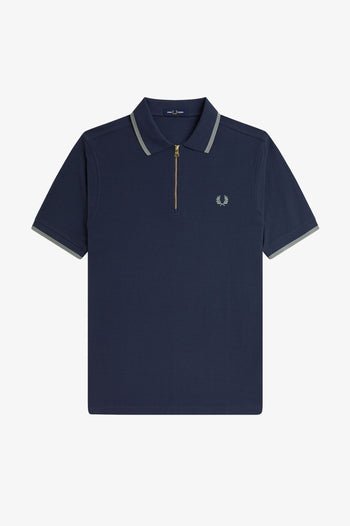 CREPE PIQUE POLO SHIRT