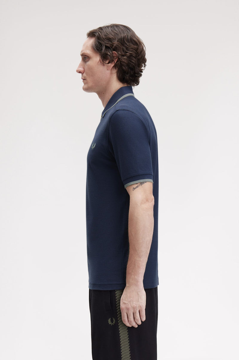 CREPE PIQUE POLO SHIRT