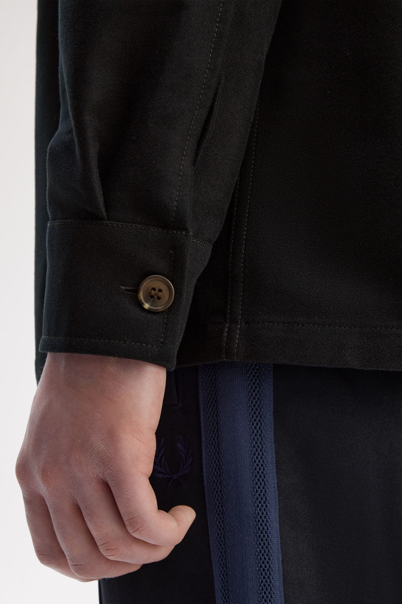 BRUSHED TWILL OVERSHIRT