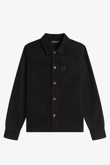 BRUSHED TWILL OVERSHIRT