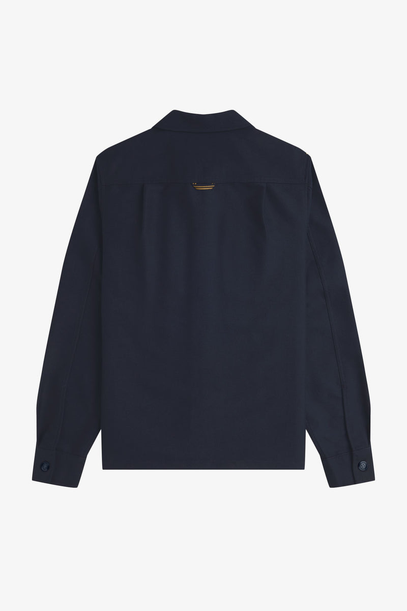 BRUSHED TWILL OVERSHIRT