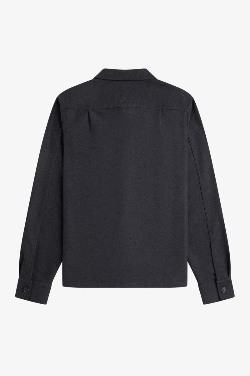 BRUSHED TWILL OVERSHIRT