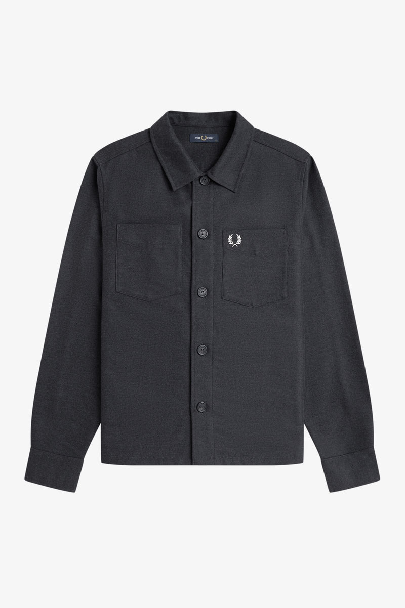BRUSHED TWILL OVERSHIRT