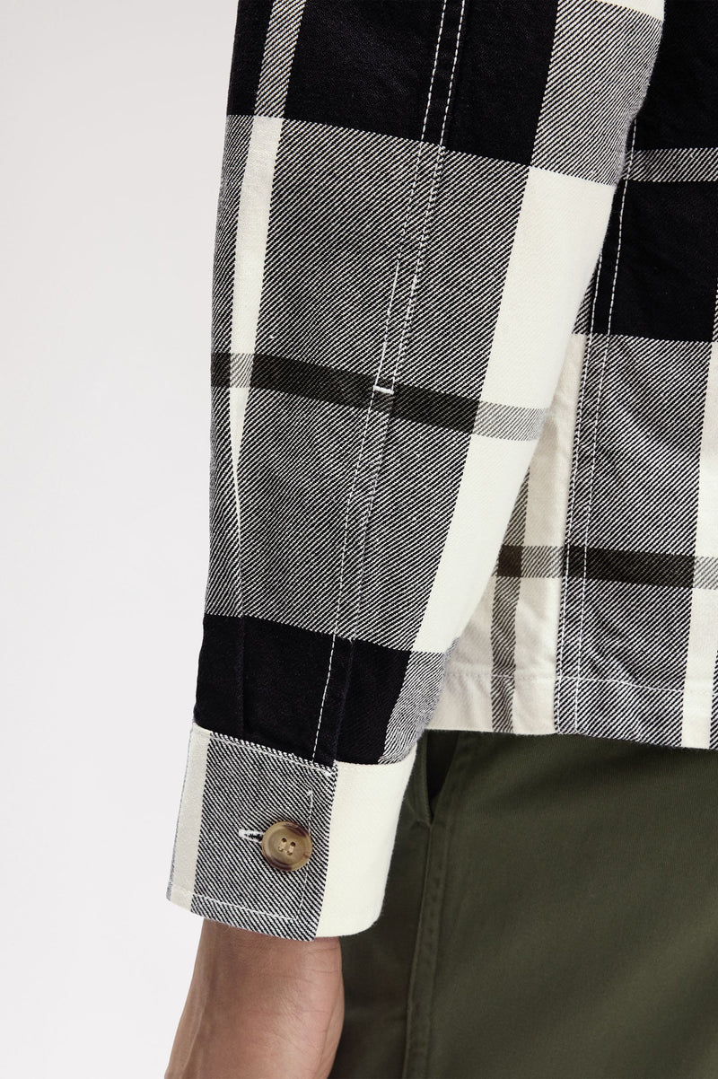 TARTAN TWILL OVERSHIRT