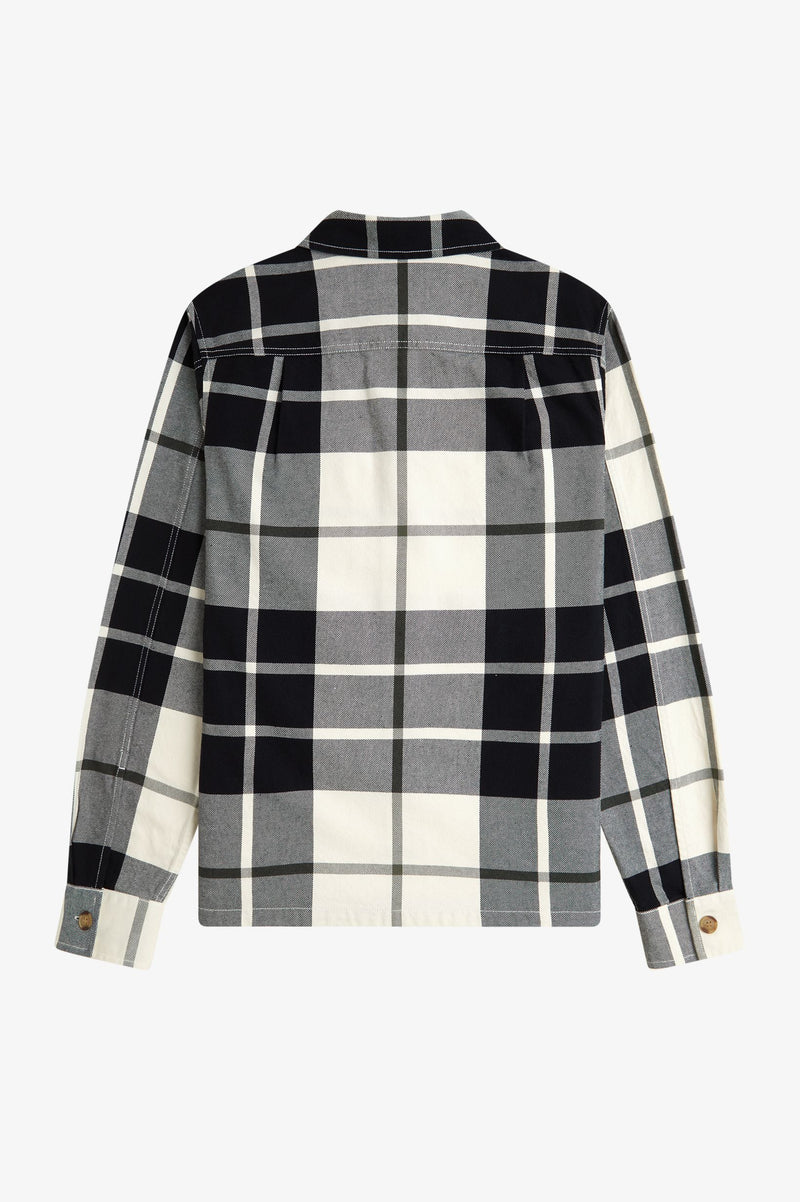 TARTAN TWILL OVERSHIRT