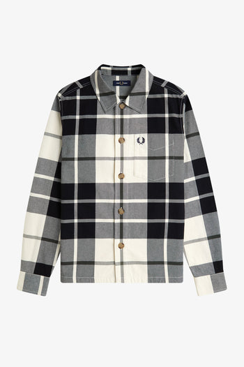TARTAN TWILL OVERSHIRT