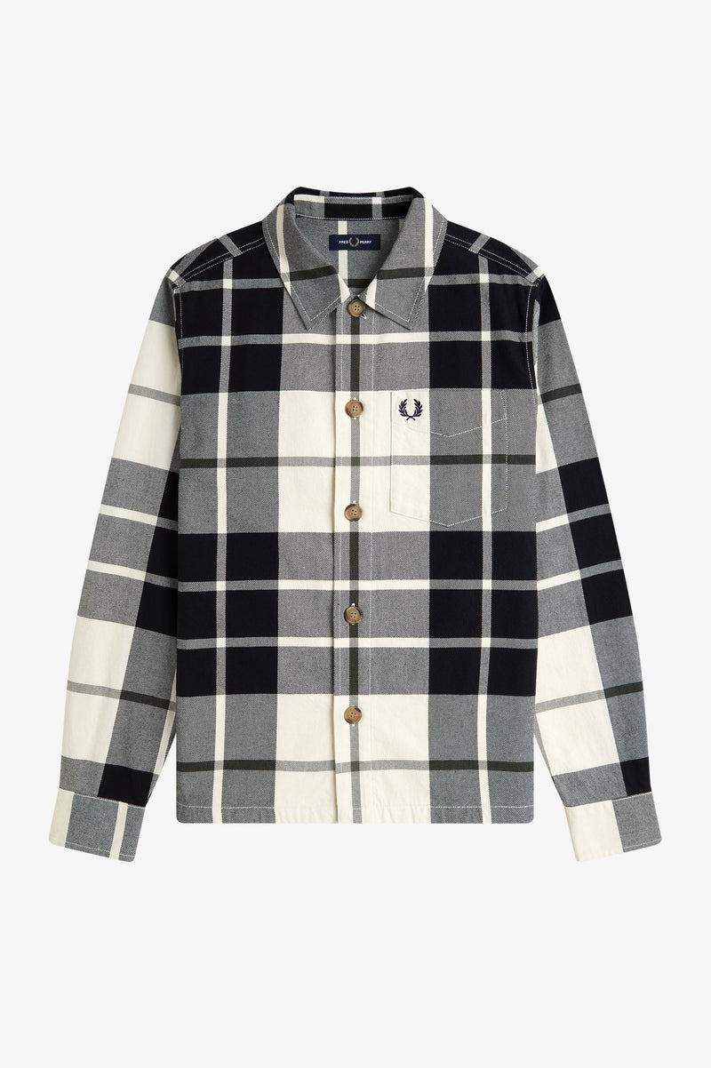 TARTAN TWILL OVERSHIRT