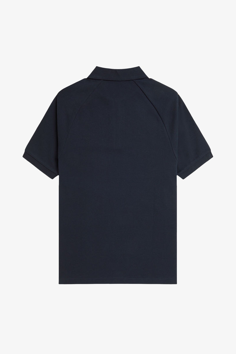 PIQUE ZIP NECK POLO SHIRT