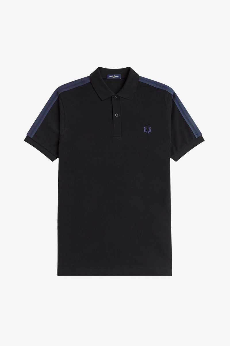 MESH TAPED POLO SHIRT