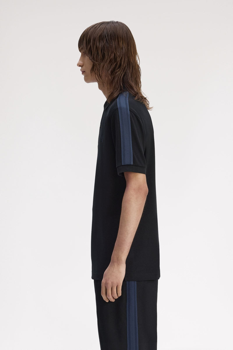 MESH TAPED POLO SHIRT