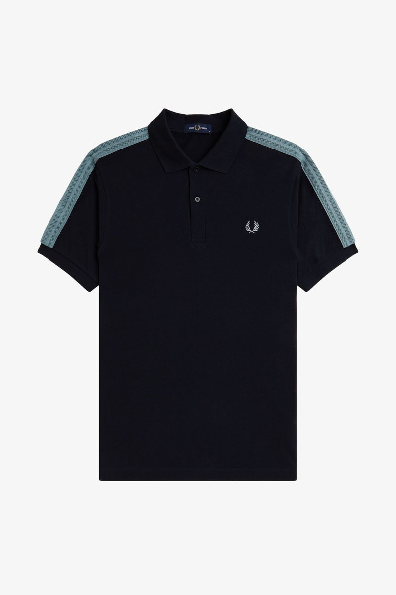 MESH TAPED POLO SHIRT