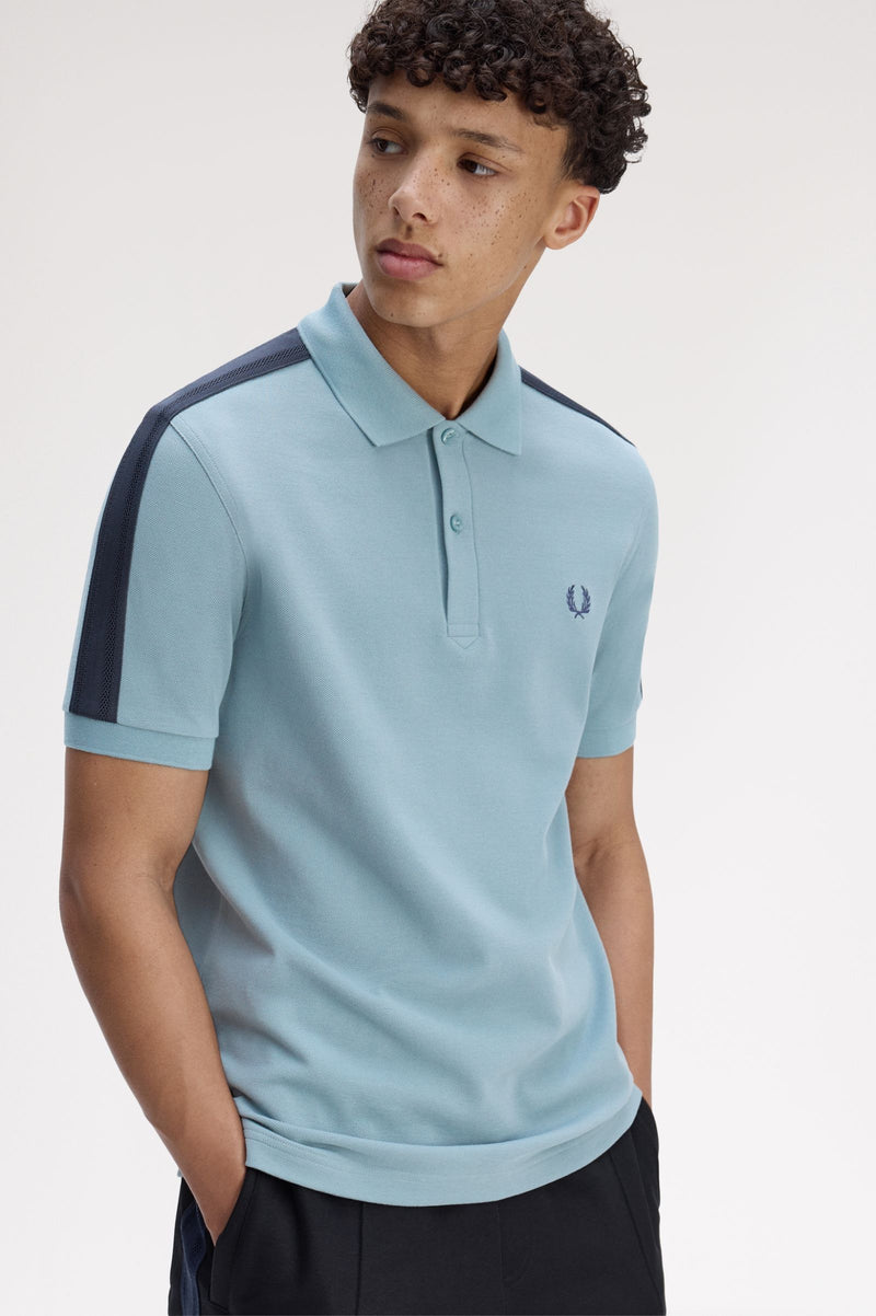MESH TAPED POLO SHIRT