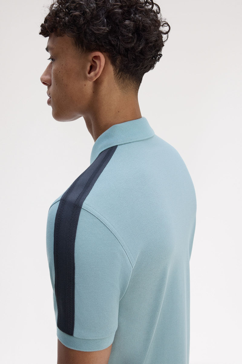 MESH TAPED POLO SHIRT