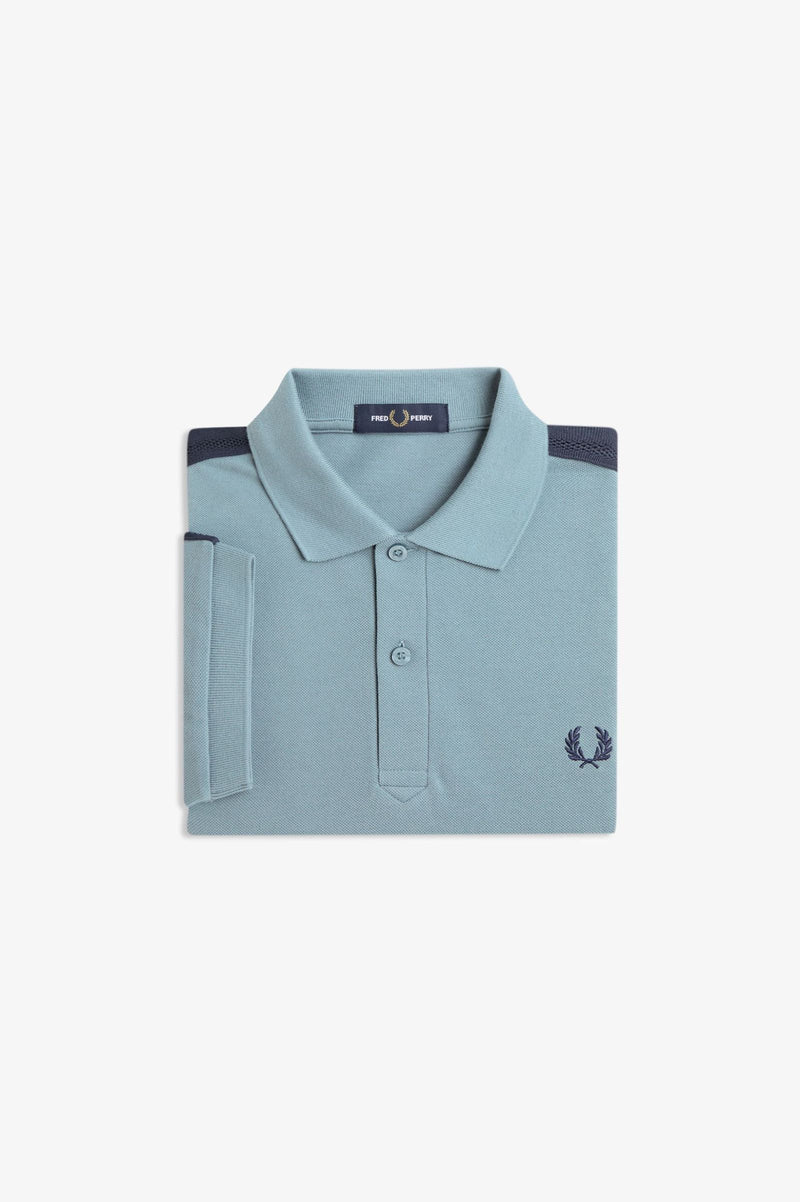 MESH TAPED POLO SHIRT