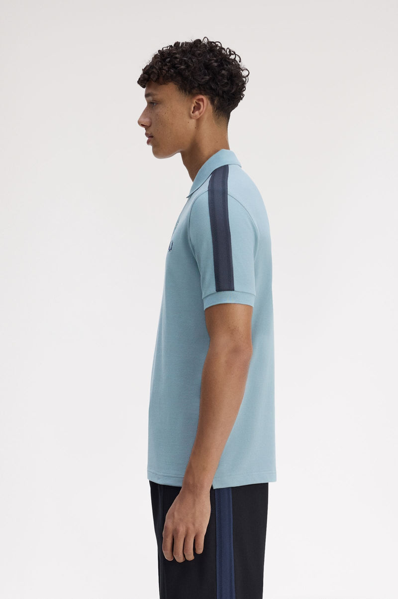 MESH TAPED POLO SHIRT