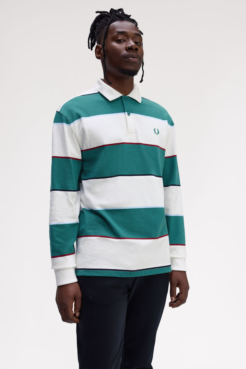 HW JERSEY STRIPED POLO SHIRT