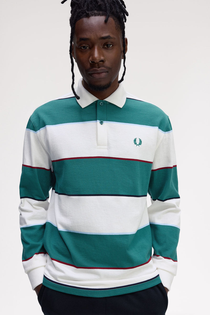 HW JERSEY STRIPED POLO SHIRT