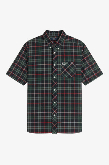 FRED PERRY TARTAN SHORT SLEEVE SHIRT