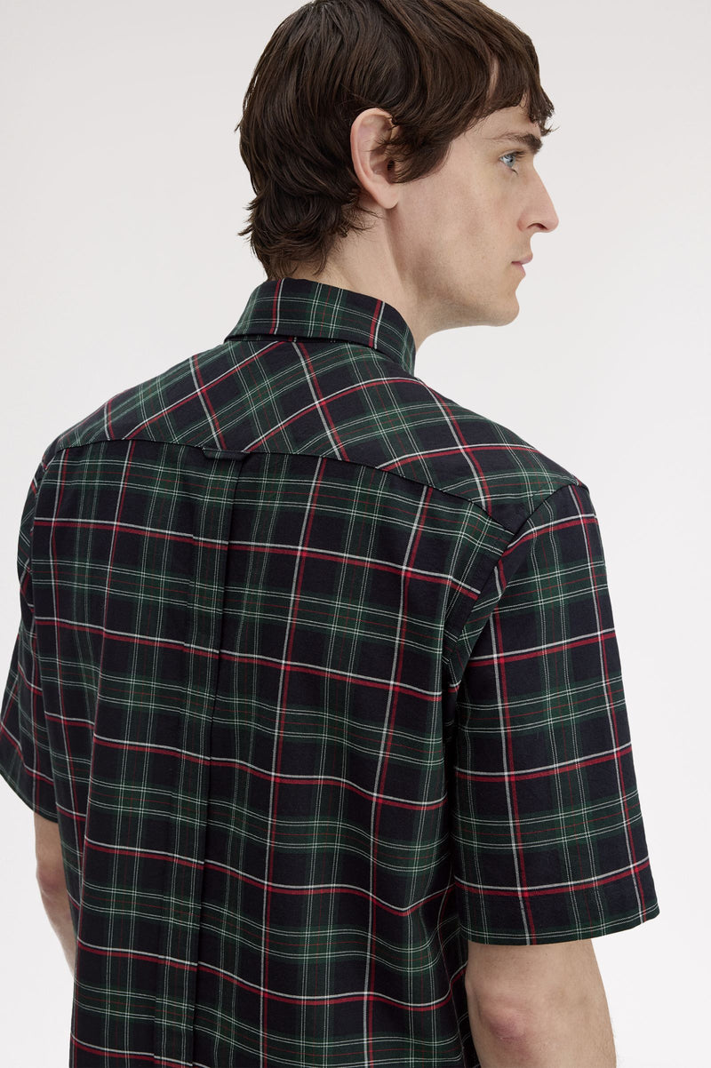 FRED PERRY TARTAN SHORT SLEEVE SHIRT