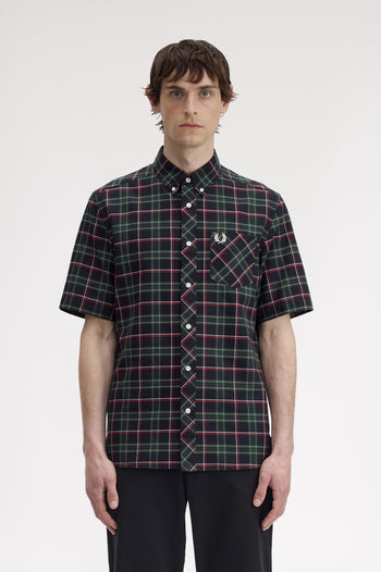 FRED PERRY TARTAN SHORT SLEEVE