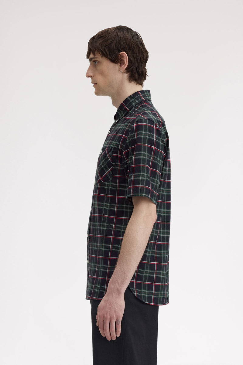 FRED PERRY TARTAN SHORT SLEEVE SHIRT